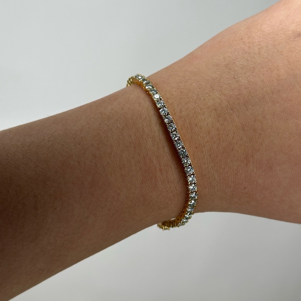3mm Moissanite Tennis Bracelet